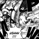 Luffy surprises a man of high social class with a heavy punch.